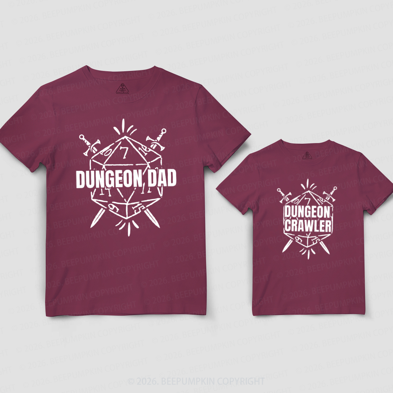 Tabletop Adventure Dad&Me Matching Shirts