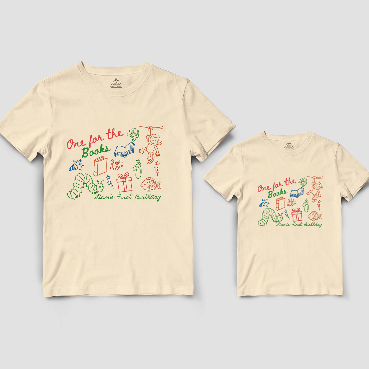 Personalized One for the Books Birthday Matching Family Shirts