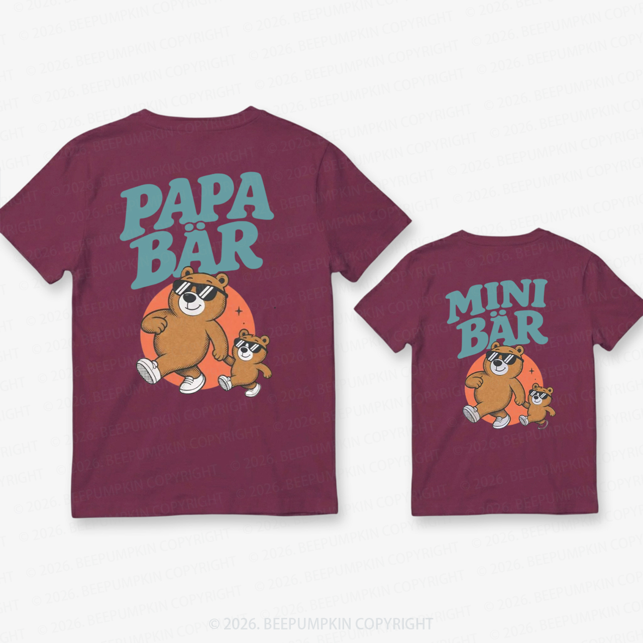 Papa Bar Mini Bar Dad&Me Matching Shirts