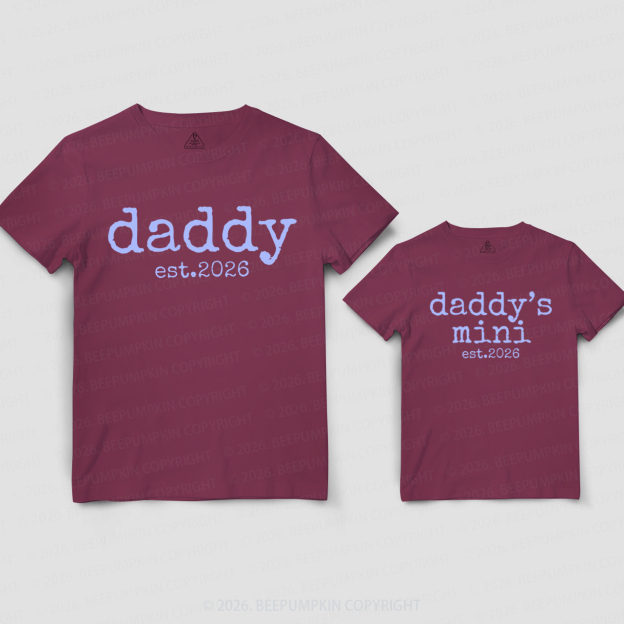 Retro Daddy and Mini Dad&Me Matching Shirts