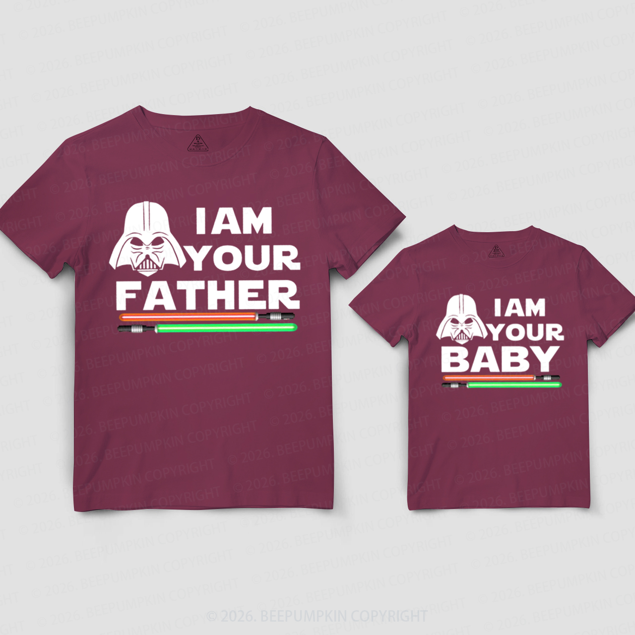 I Am Your Baby and I Am Your Father Dad&Me Matching Shirts
