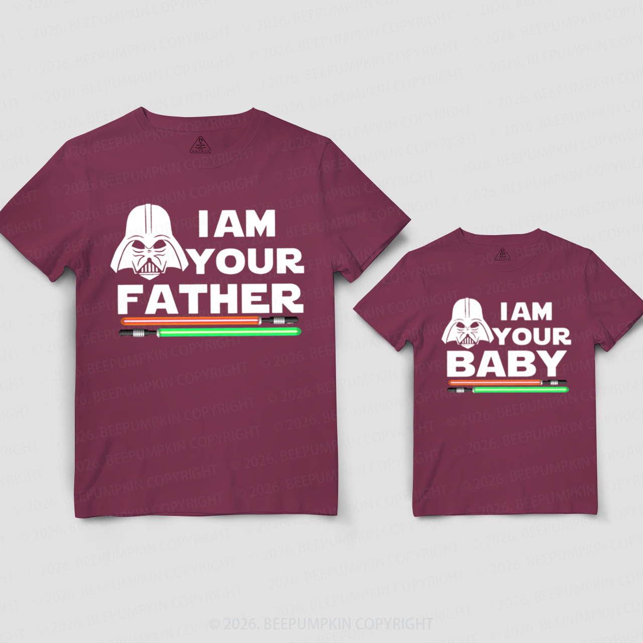 I Am Your Baby and I Am Your Father Dad&Me Matching Shirts