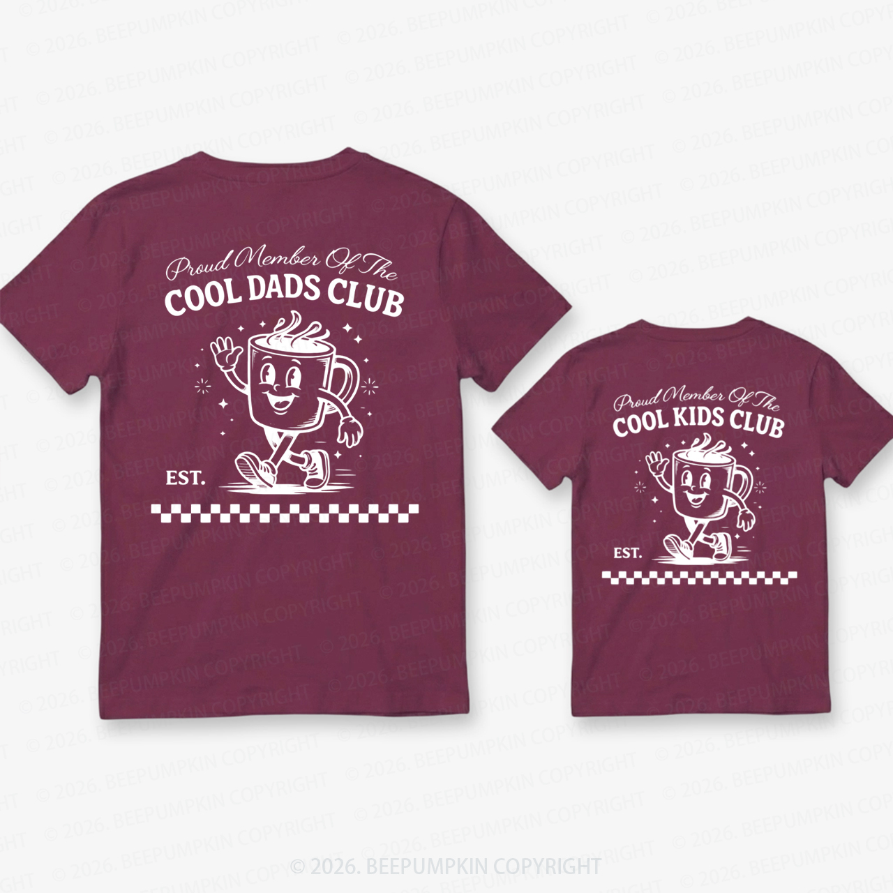 Cool Dads Club Father's Day Dad&Me Matching Shirts