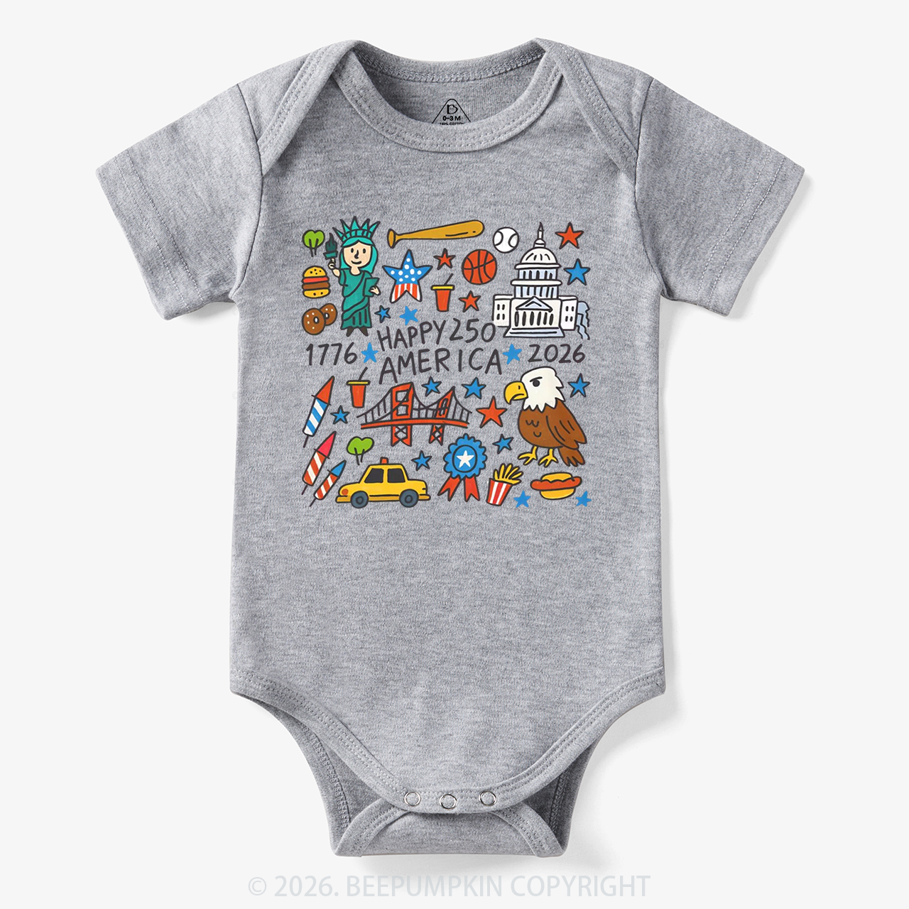 America 250th Anniversary Bodysuit