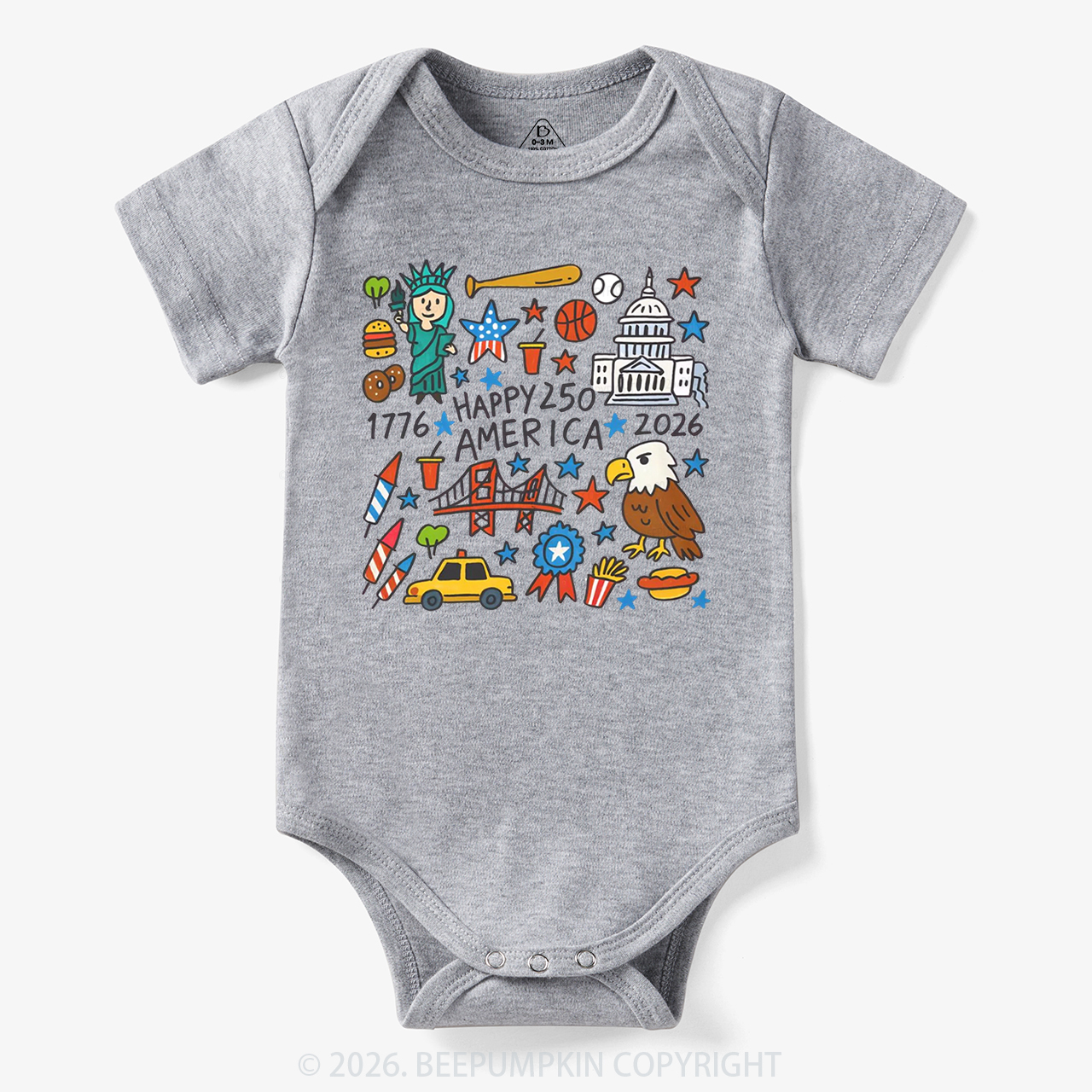 America 250th Anniversary Bodysuit