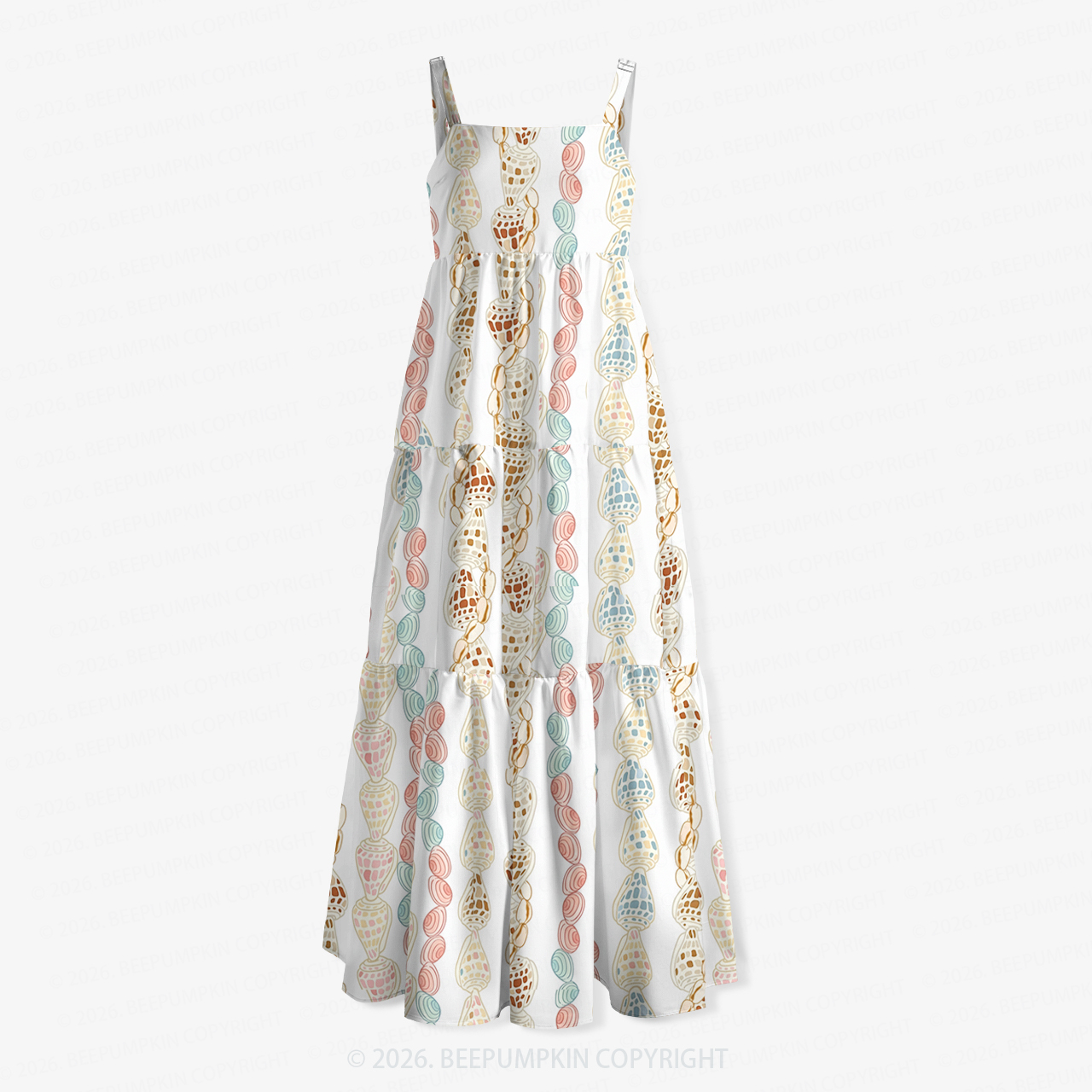 Ocean Shell Serenade Women’s Voile Cami Dress