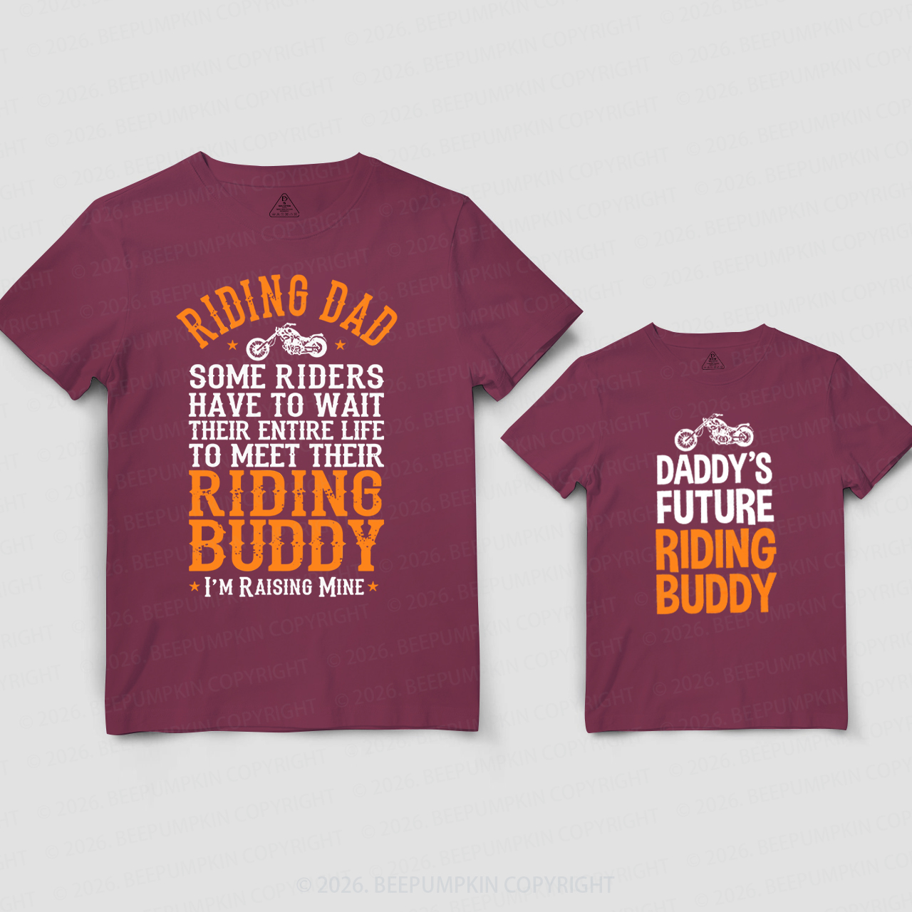 Riding Dad and Future Riding Buddy Dad&Me Matching Shirts