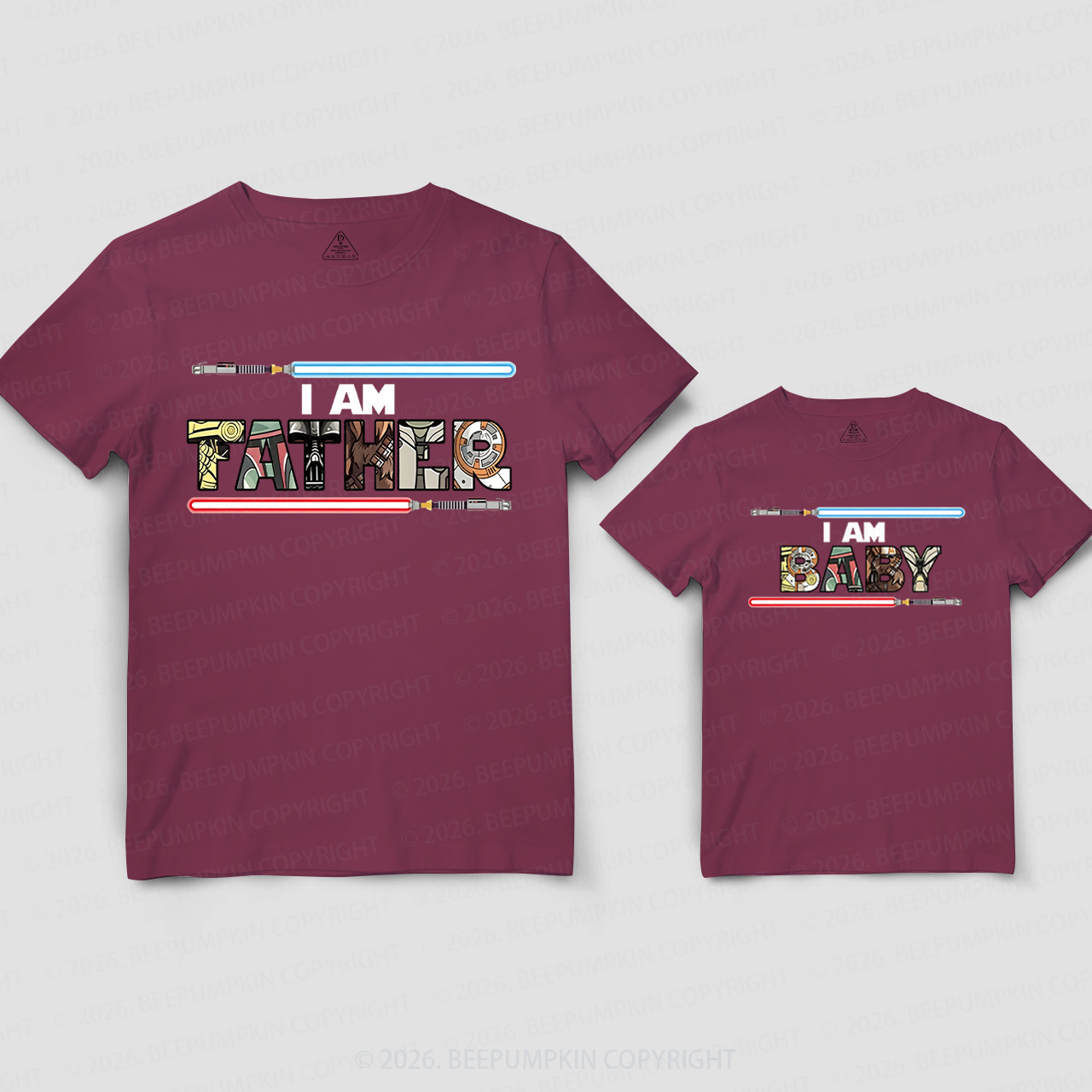 Personalized I Am Father Dad&Me Matching Shirts