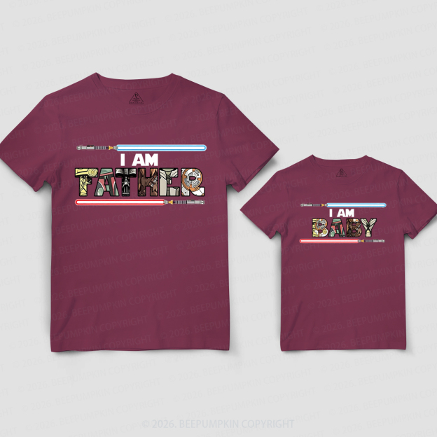 Personalized I Am Father Dad&Me Matching Shirts