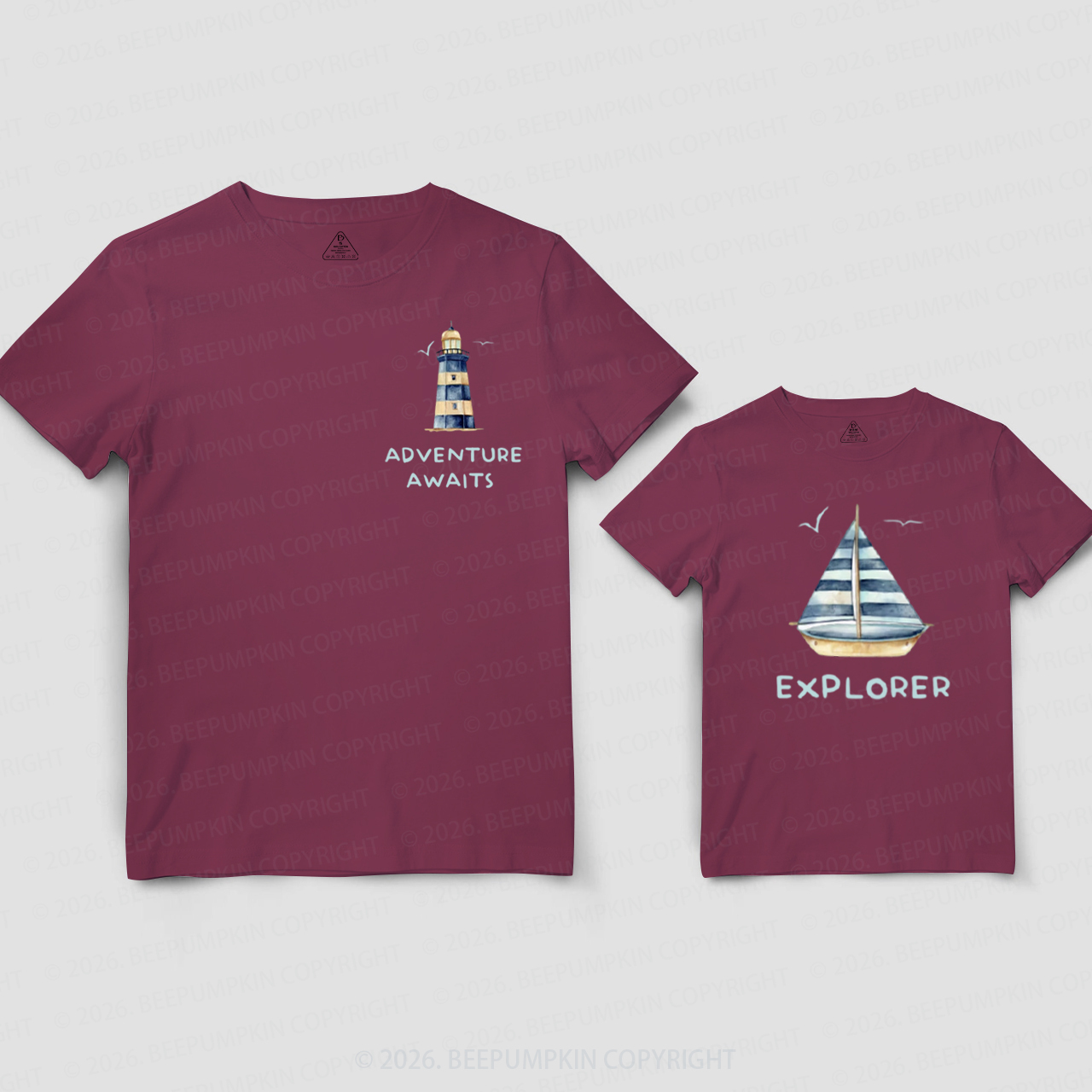 Adventure Awaits And Explore Dad&Me Matching Shirts