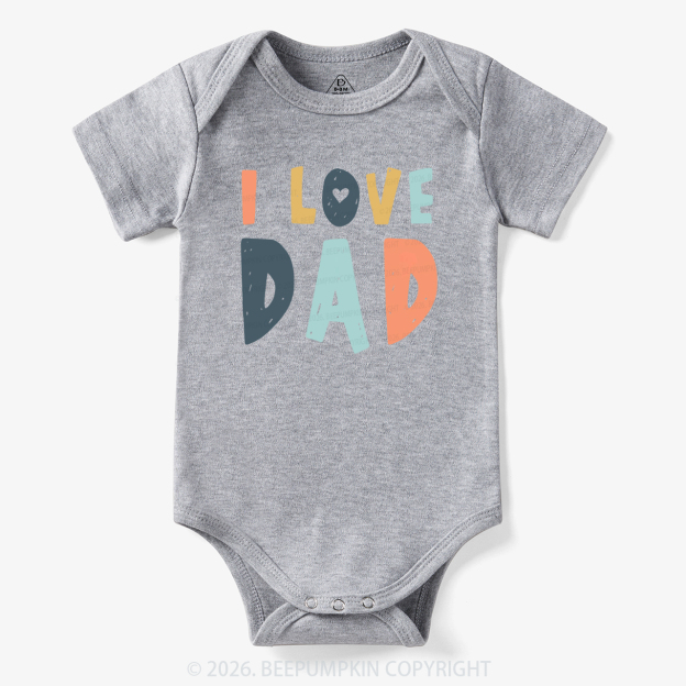 Father’s Day ‘I Love Dad’ Bodysuit