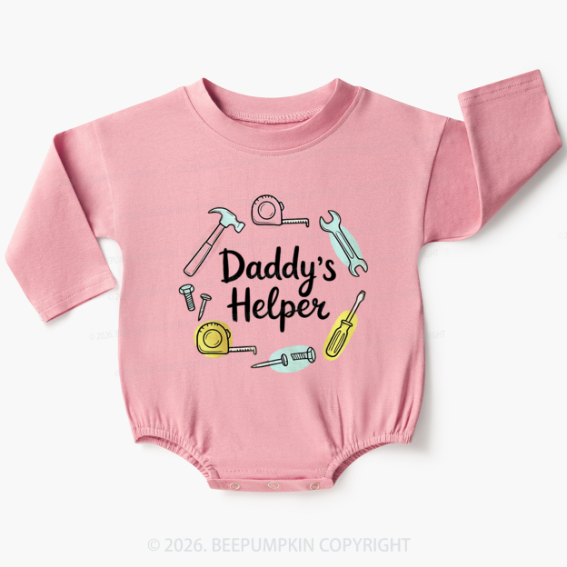 Daddy’s Little Helper Baby Bubble Romper