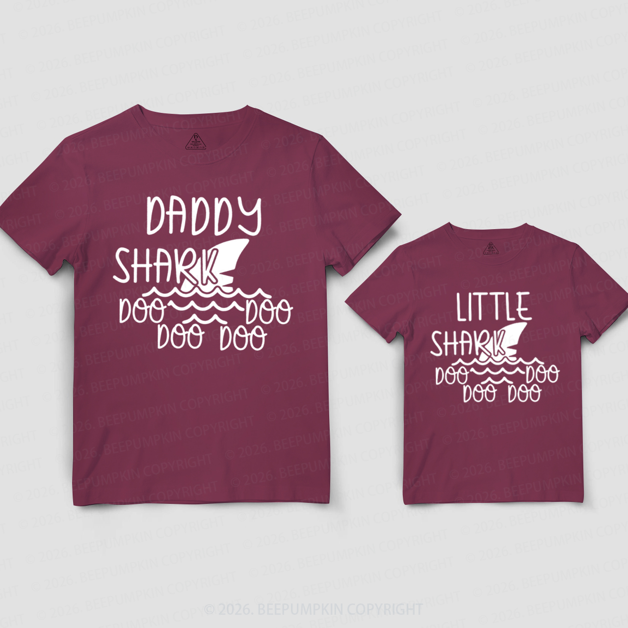 Personalized Shark Doo Doo Dad&Me Matching Shirts