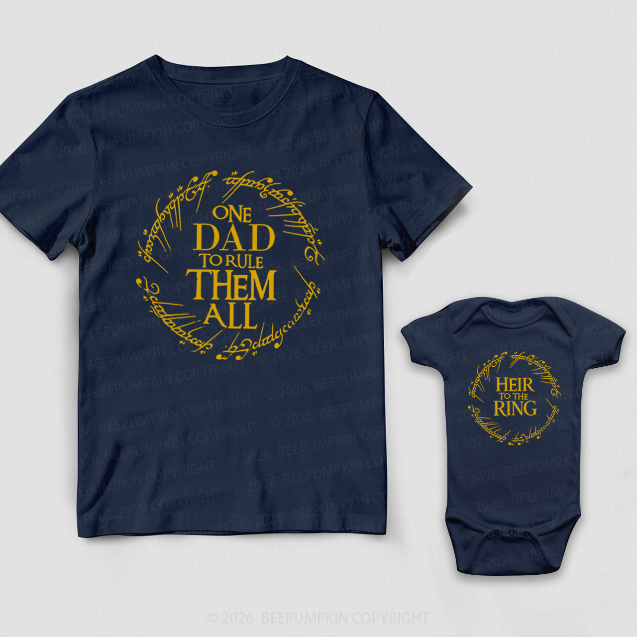 One Dad To Rule Them All Dad&Me Matching Shirts