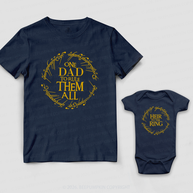 One Dad To Rule Them All Dad&Me Matching Shirts