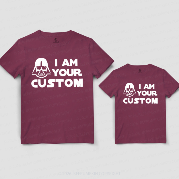 Personalized I Am Your Dalaxy Dad&Me Matching Shirts