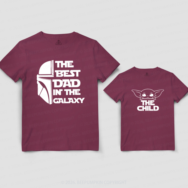The Best Dad In the Galaxy Dad&Me Matching Shirts