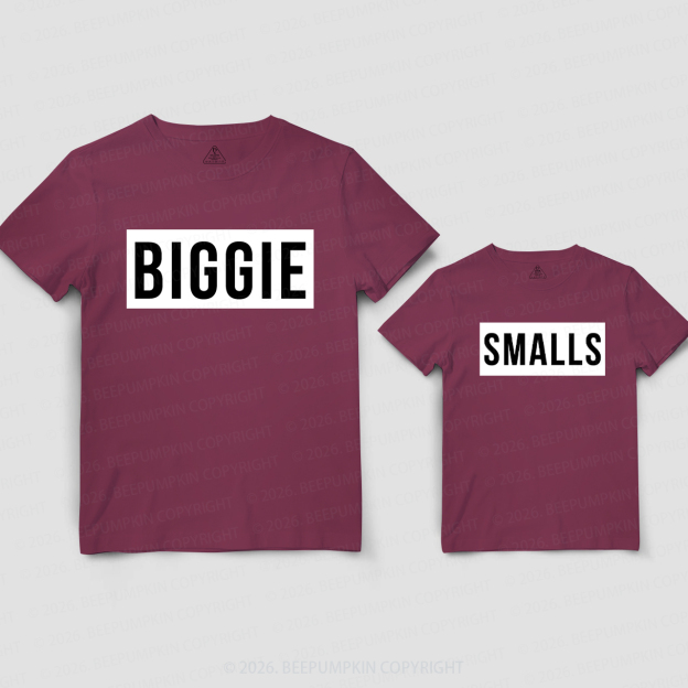 Biggie Smalls Dad&Me Matching Shirts