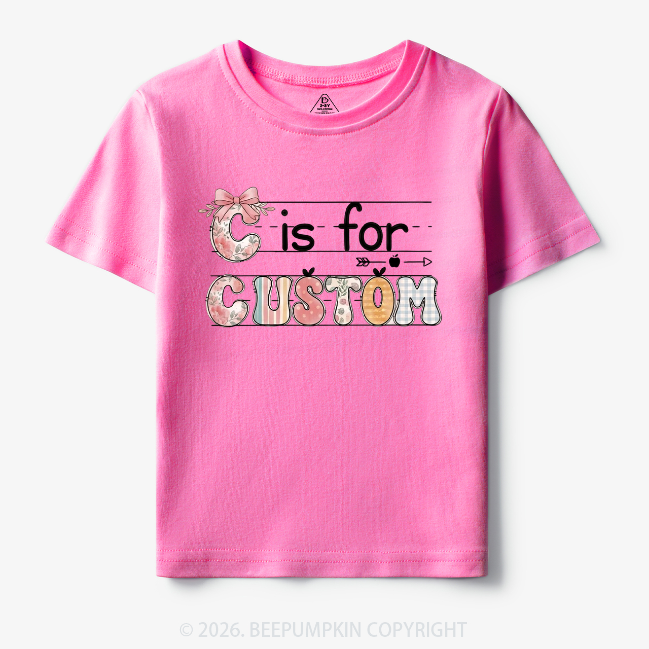 Personalized Kids Name Back To School Toddler&Kid's Tees