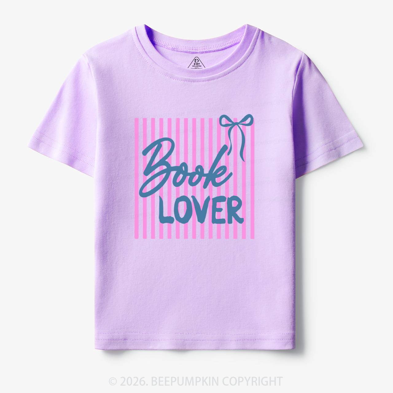Coquette Book Preppy Stripes Toddler&Kid's Tees