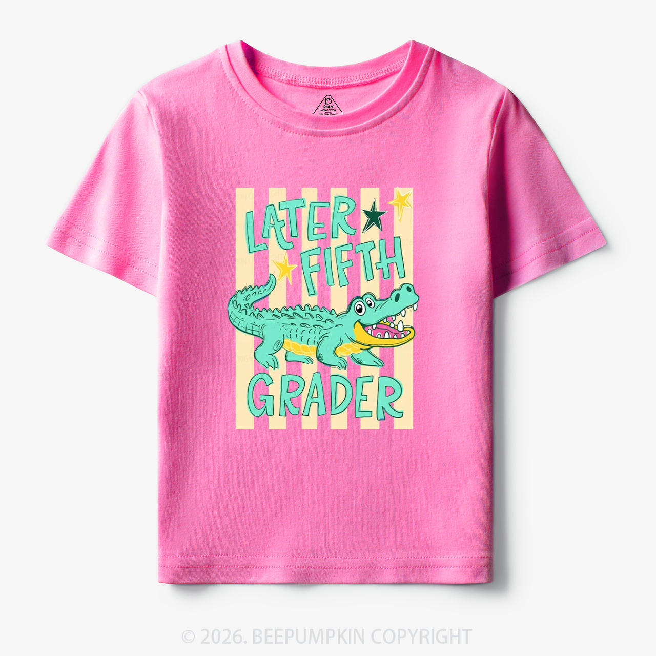 Personalized Grade Later Gator Toddler&Kid's Tees