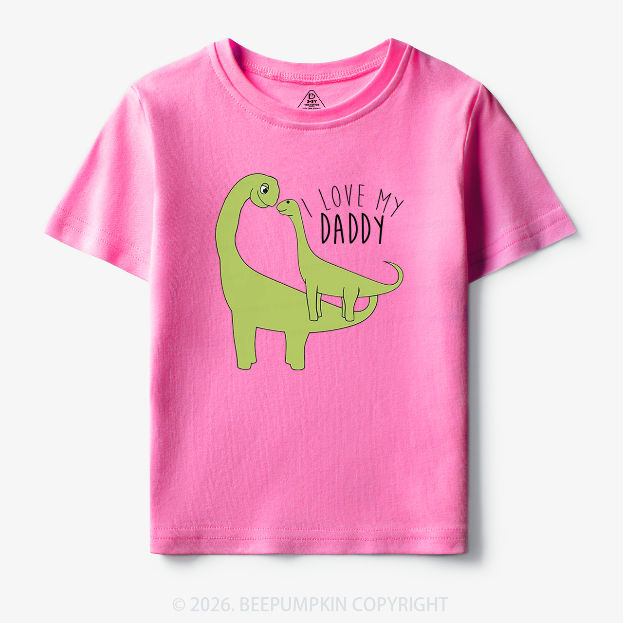 I Love My Daddy Dinosaur Toddler&Kid's Tees