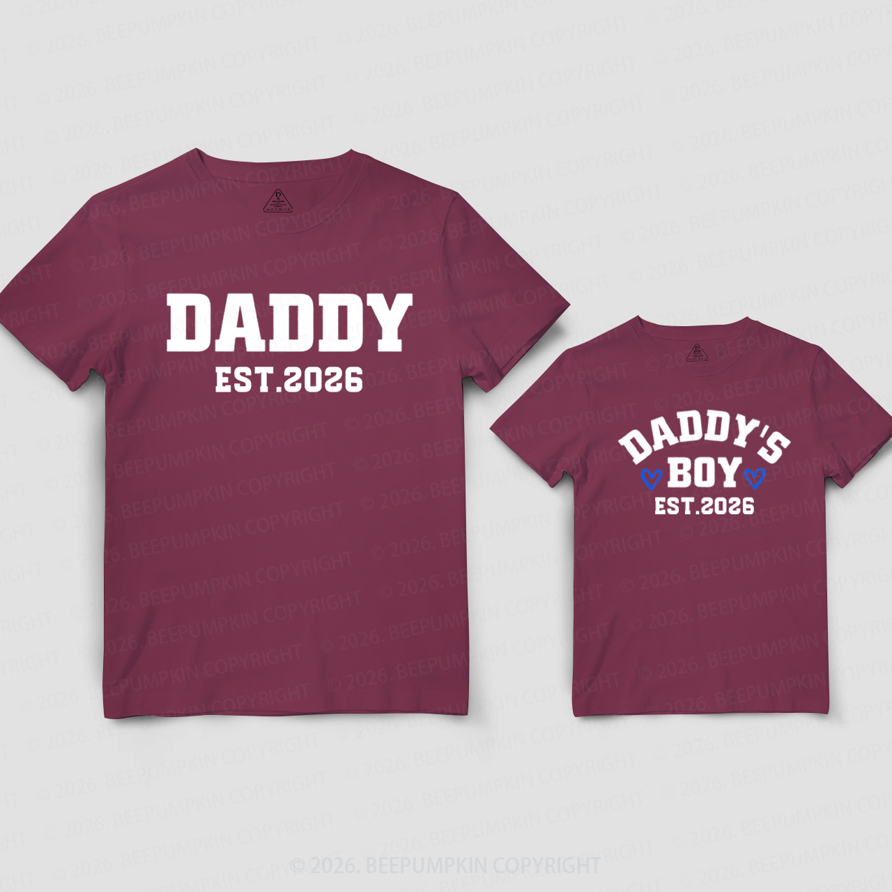 Daddy with Daddy’s Baby Dad&Me Matching Shirts
