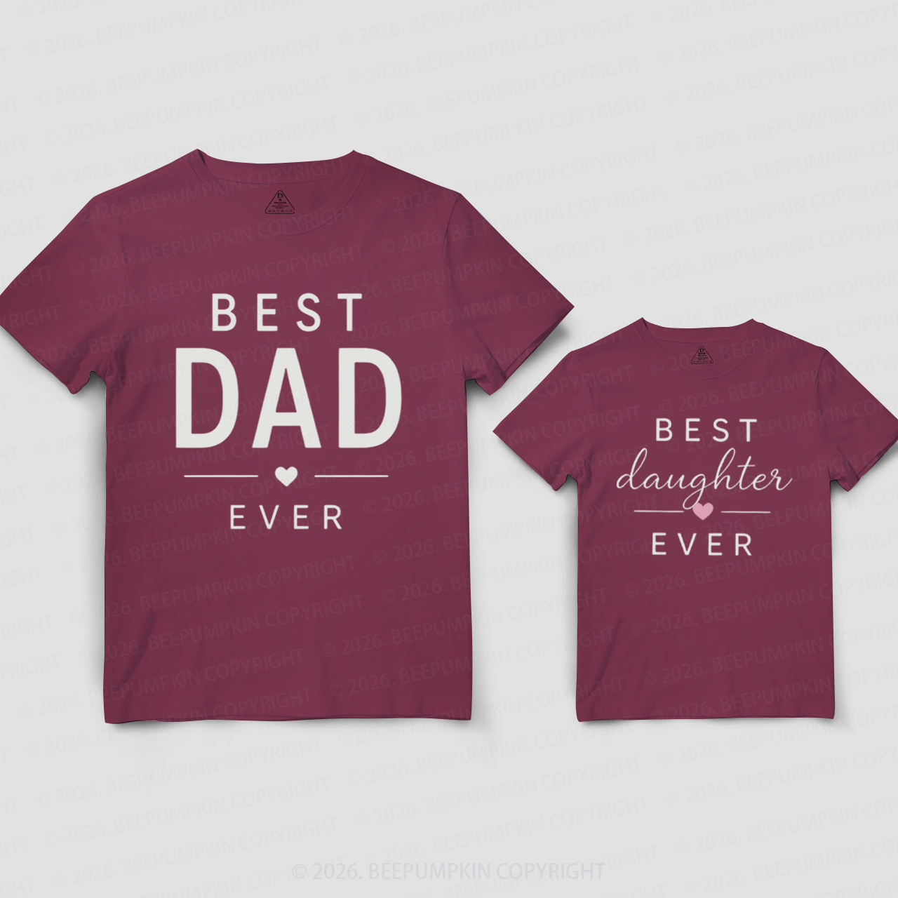 Best Dad Ever Best Daughter Ever Dad&Me Matching Shirts