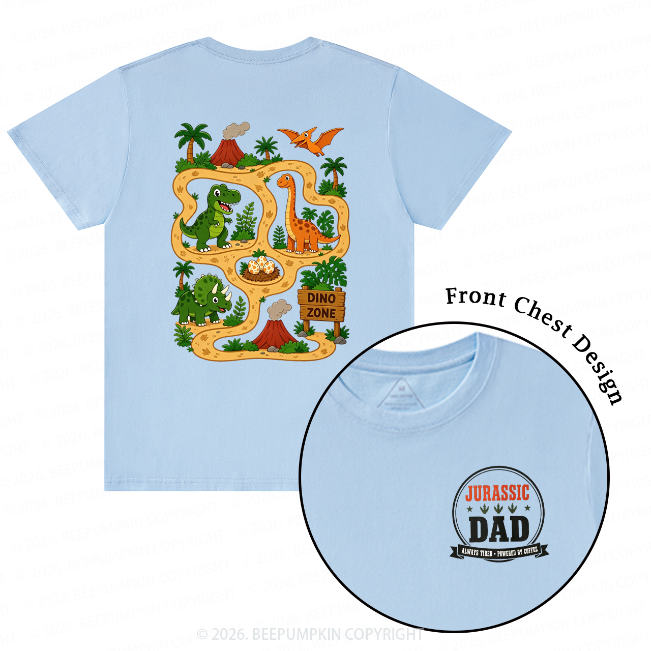 Daddysaurus Fathers Day T-Shirts