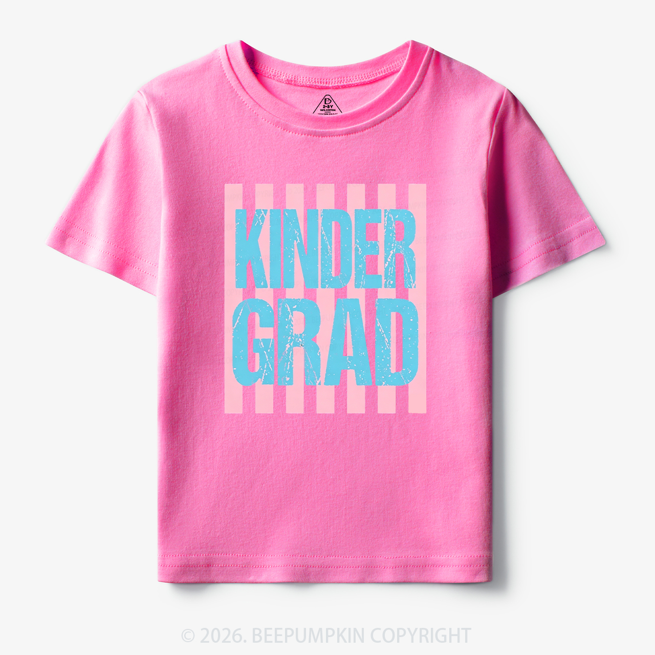 Stripes Kinder Graduation Summer Fun Retro Toddler&Kid's Tees
