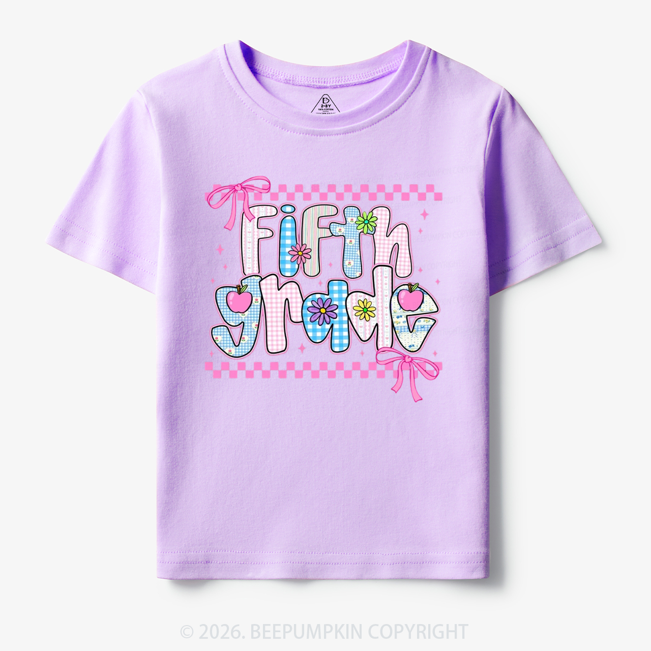 Preppy Floral Pre-k 1st/2nd/3rd/4th/5th Grade Toddler&Kid's Tees
