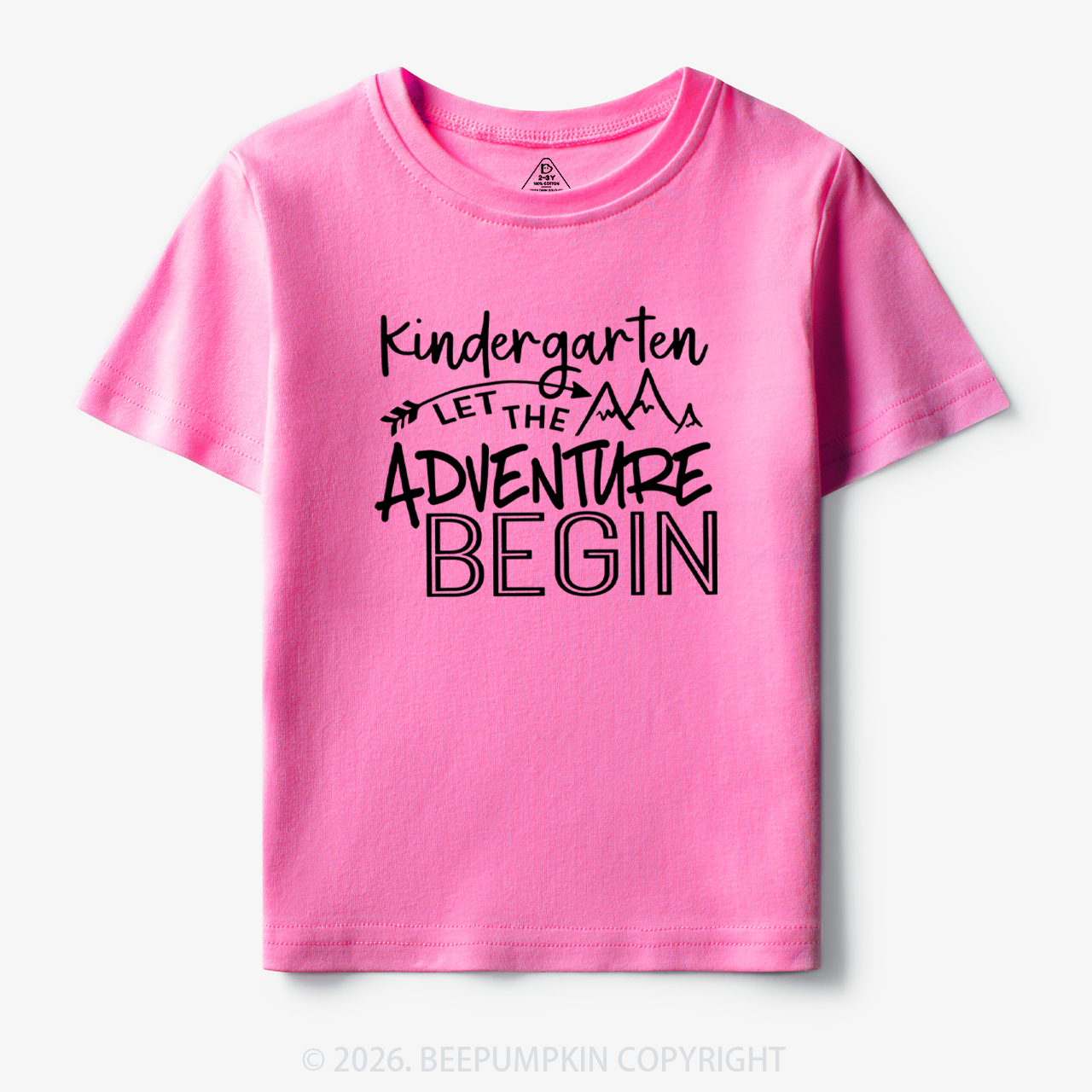 Personalized Kindergarten Let The Adventures Begin Toddler&Kid's Tees