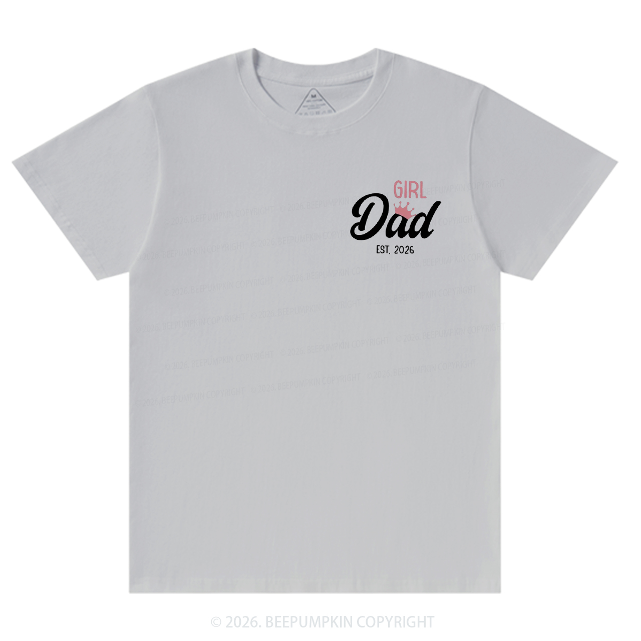 Personalized Girl Dad Fathers Day T-Shirts