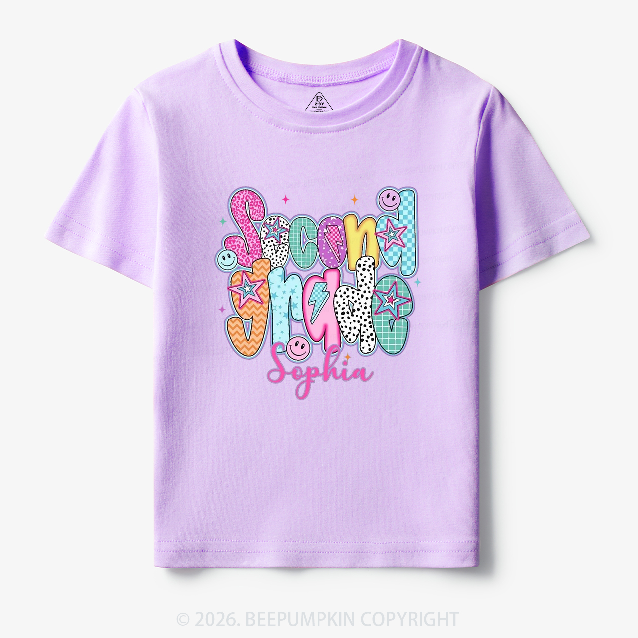 Personalized Retro Grade Back to School Toddler&Kid's Tees
