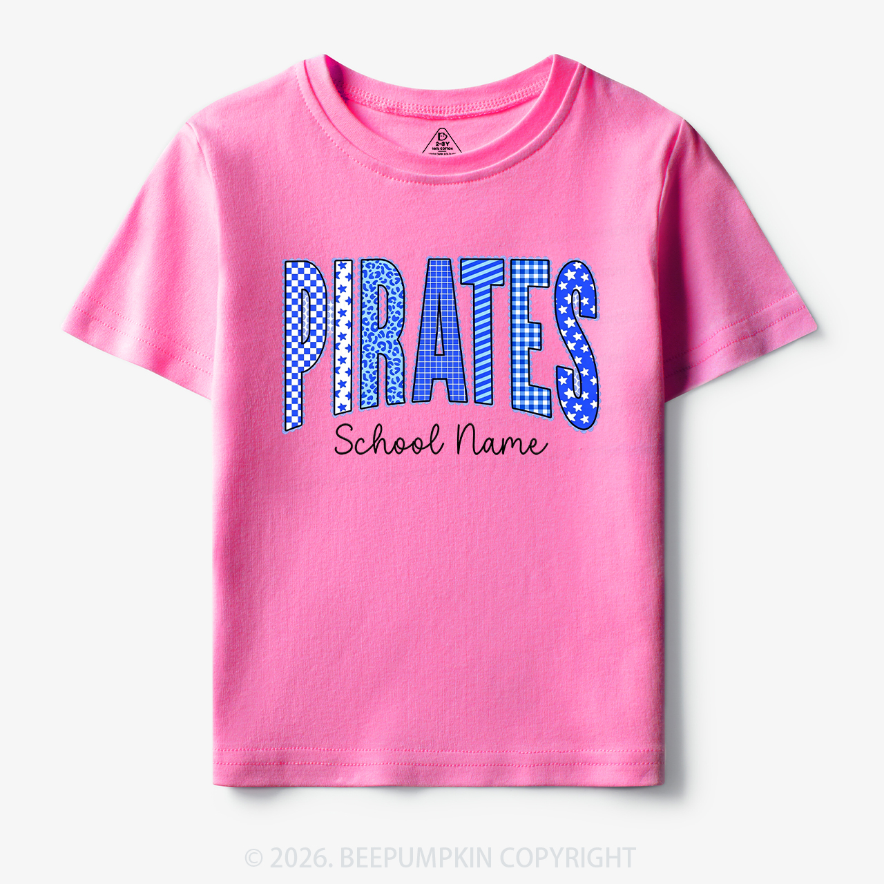 Personalized School Name School Spirit Toddler&Kid's Tees