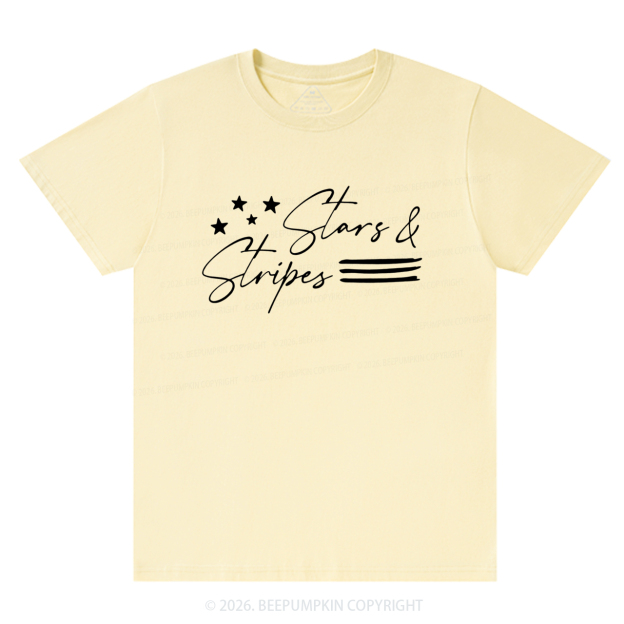Stars and Stripes Retro American Flag T-Shirts