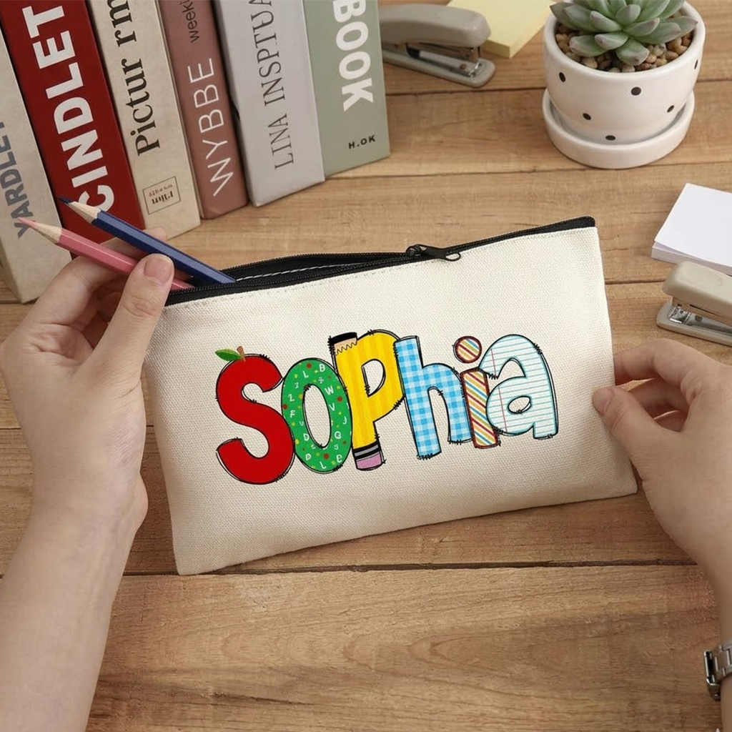 Personalized Pencil Pouch Back to School