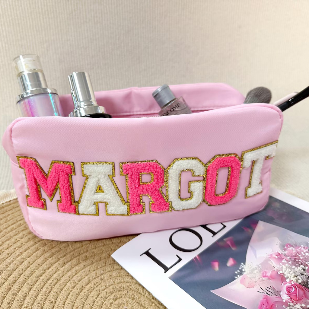 Personalized Patch Makeup Bag