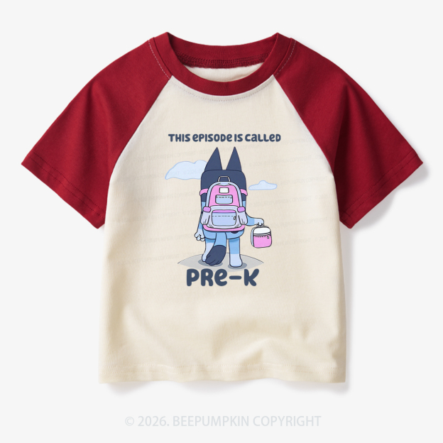 Personalized This Episode Is Called XXX Kid's Toddler&Kids Retro Raglan T-shirt