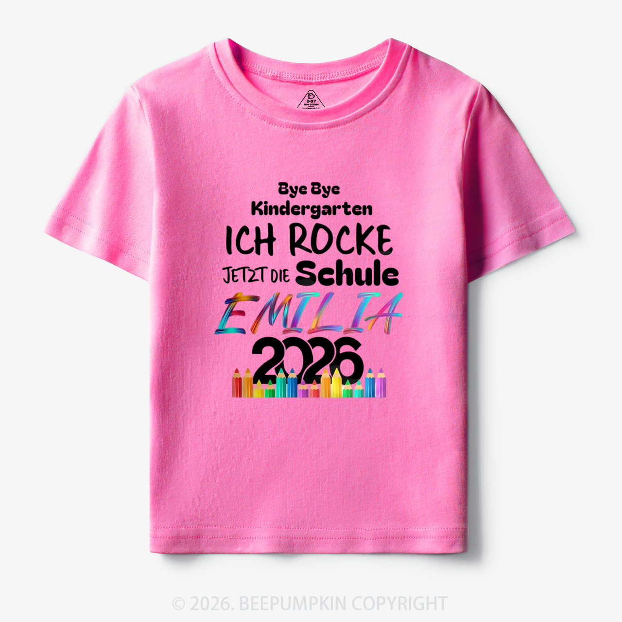 Personalized I Rock School Back To School Toddler&Kid's Tees