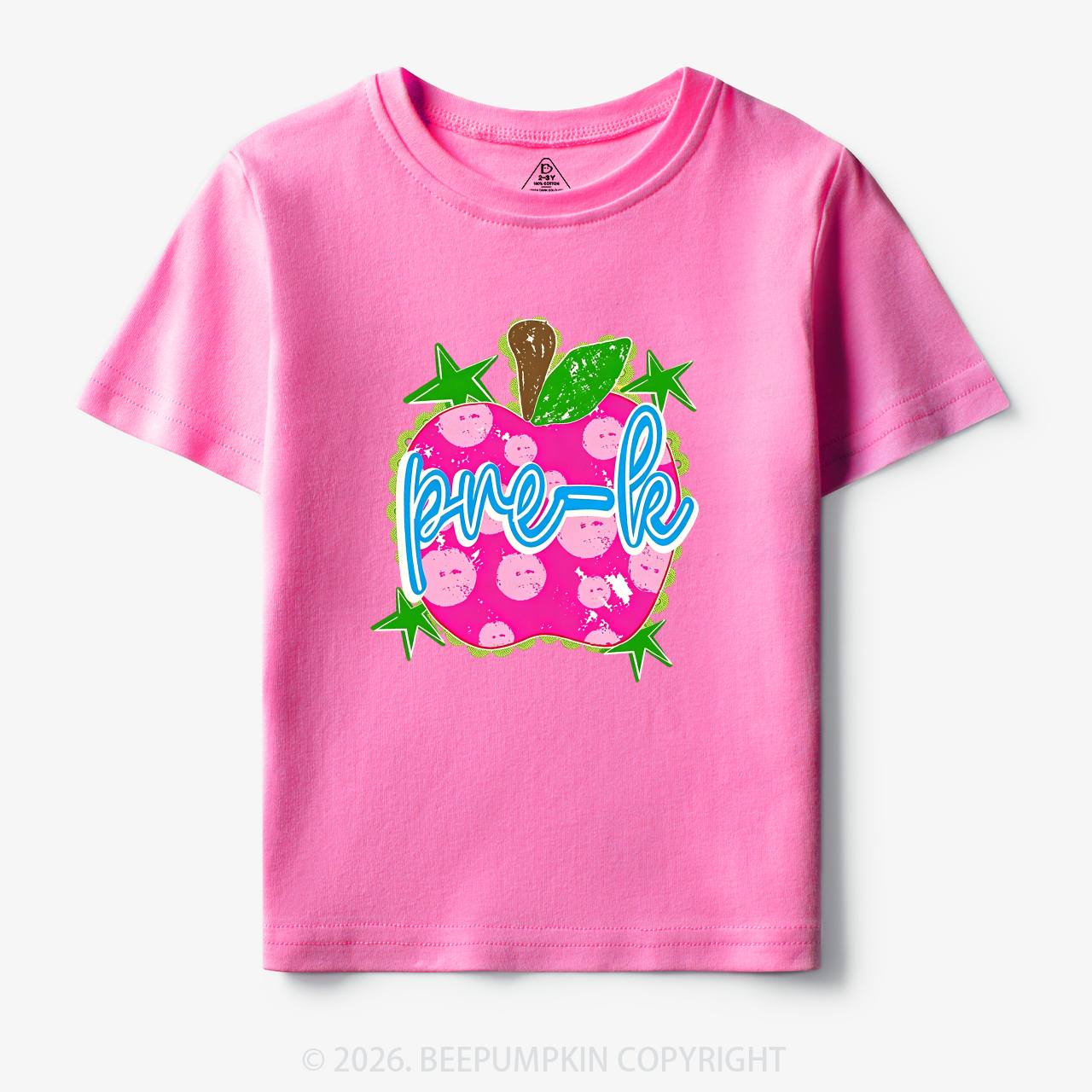 Personalized Polkadots Apple Back To School Toddler&Kid's Tees