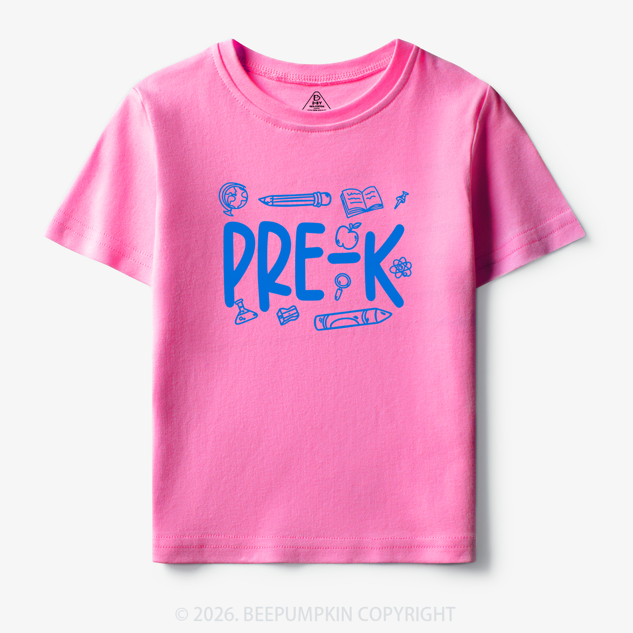 Personalized Preppy Back To School Doodles Toddler&Kid's Tees