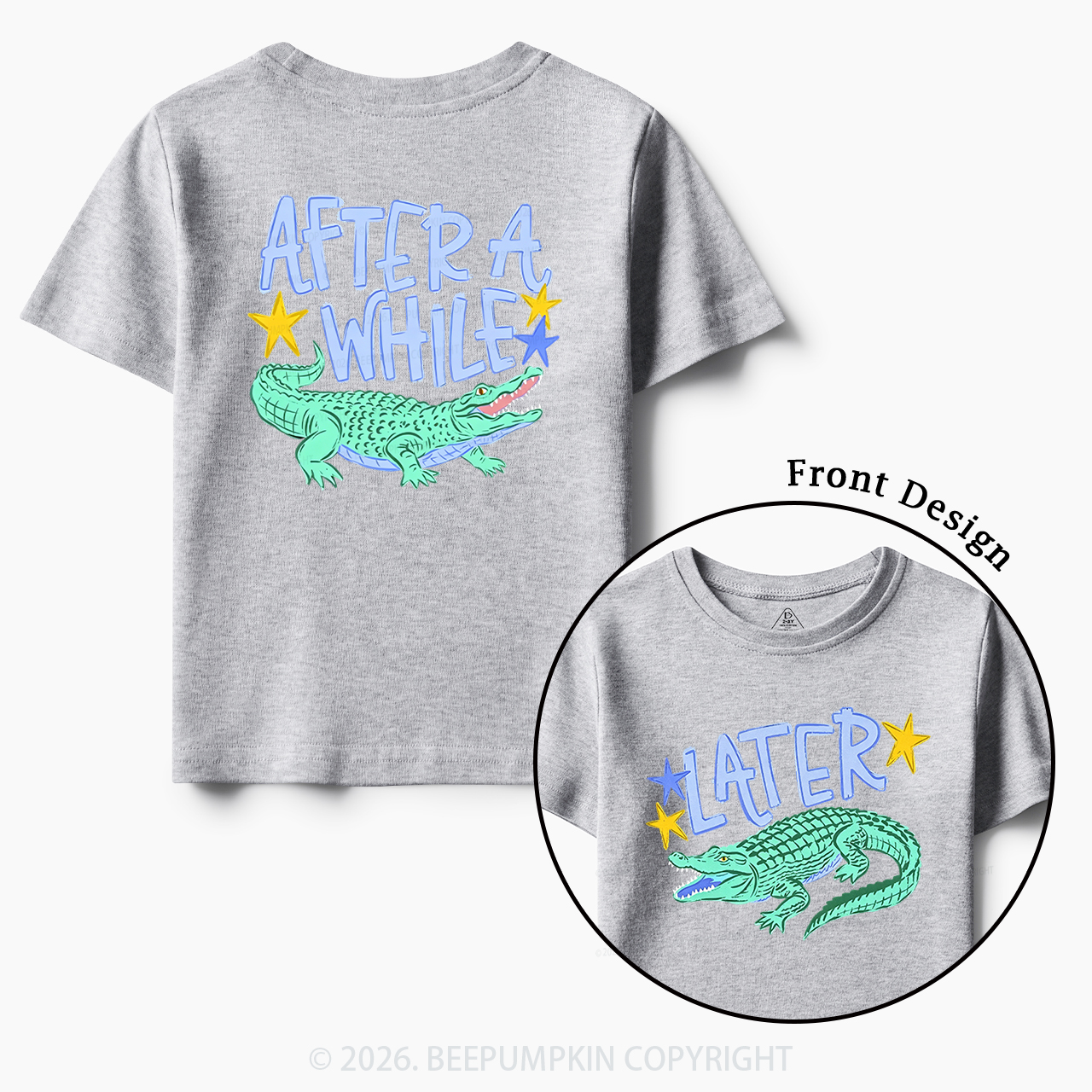 Later Gator After A While Crocodile Toddler&Kid's Tees