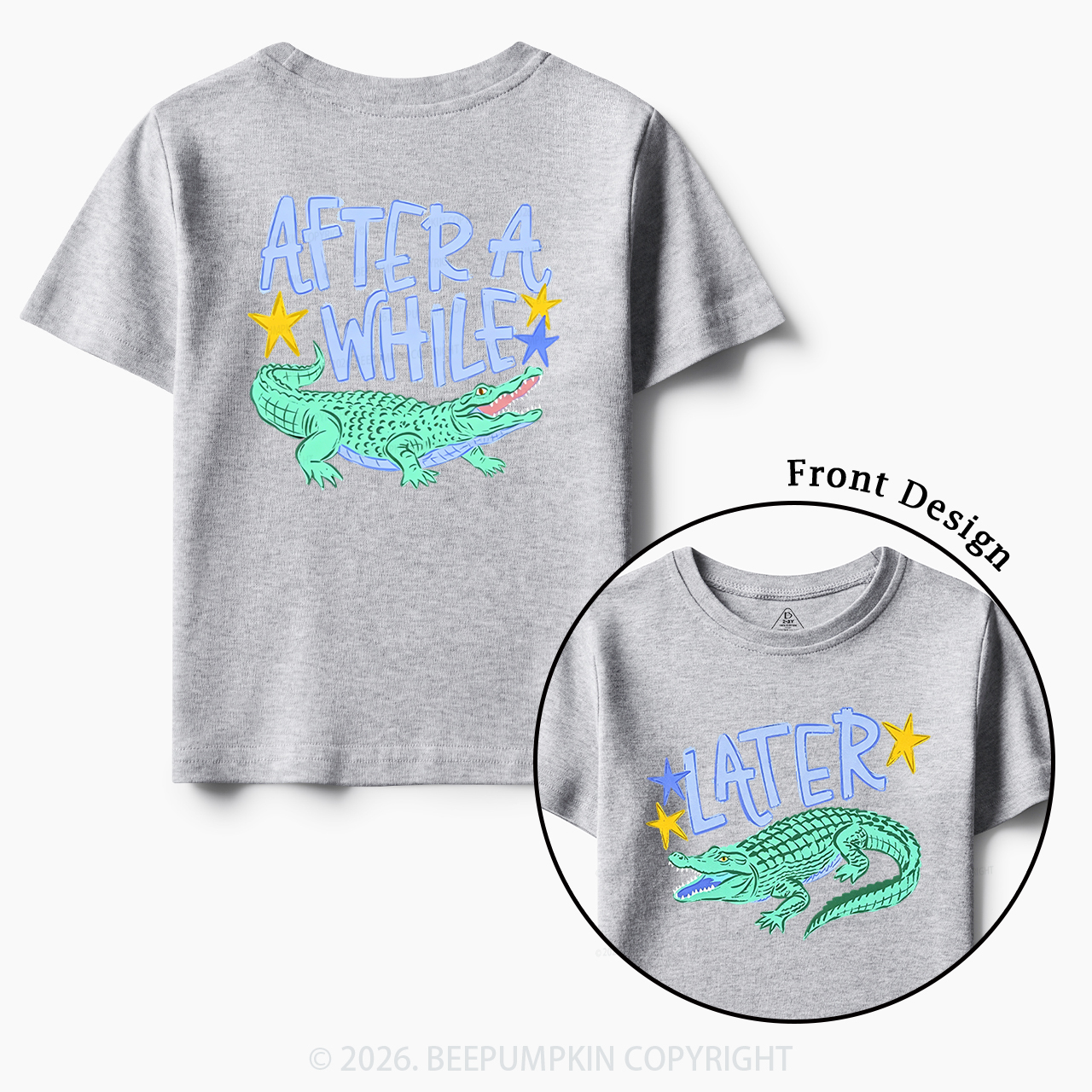 Later Gator After A While Crocodile Toddler&Kid's Tees