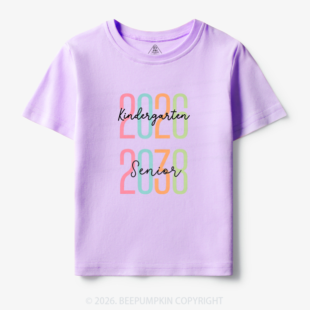 Class of 2026 Kindergarten 2038 Senior Toddler&Kid's Tees