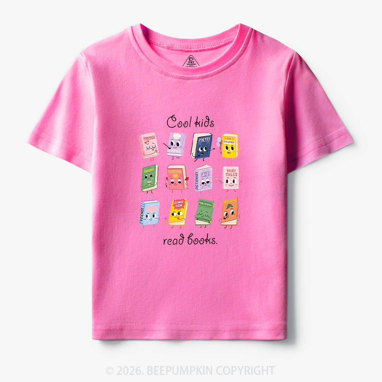 Cool Kids Read Books Back To School Toddler&Kid's Tees