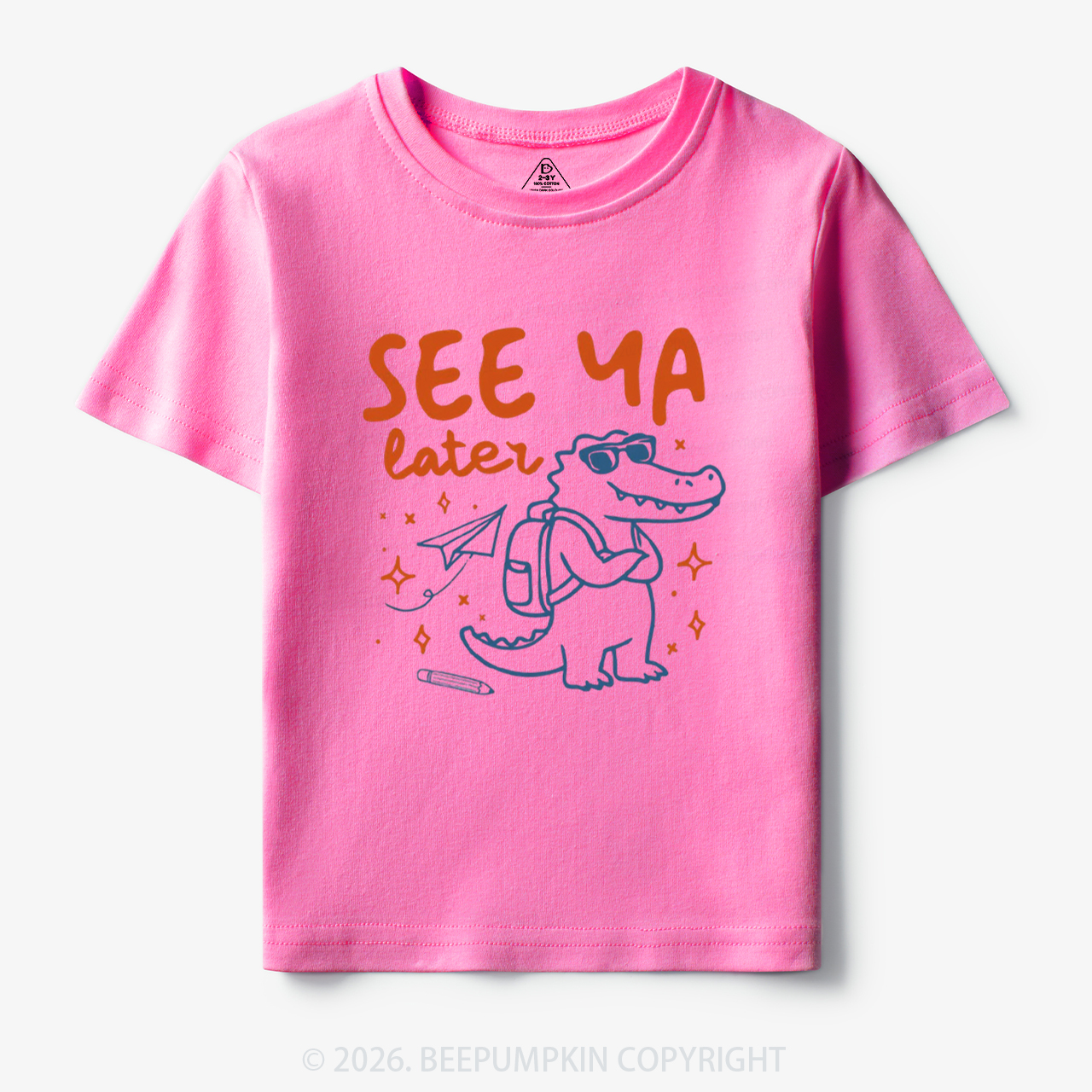 Personalized Cute Animal Funny School Toddler&Kid's Tees