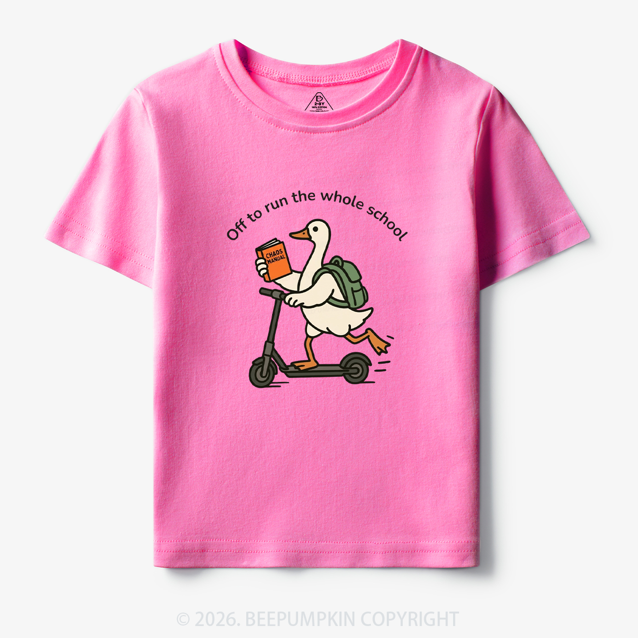 Off to Run the Whole School Funny Back To School Toddler&Kid's Tees