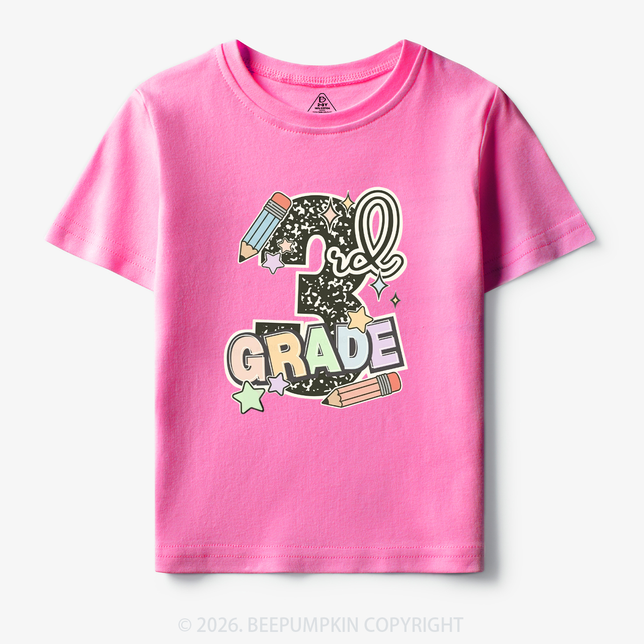 Third Grade Pencil Back To School Toddler&Kid's Tees