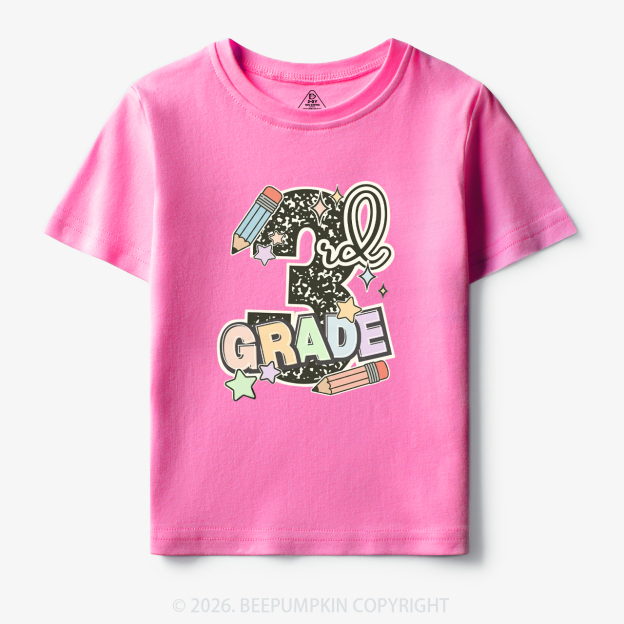 Third Grade Pencil Back To School Toddler&Kid's Tees